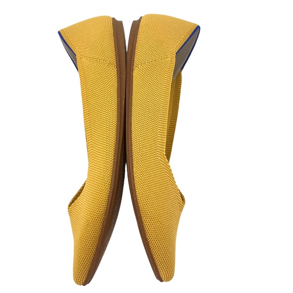 Rothy's women's Marigold "The Point" Retired knit point toe flats size 8 - Picture 5 of 13